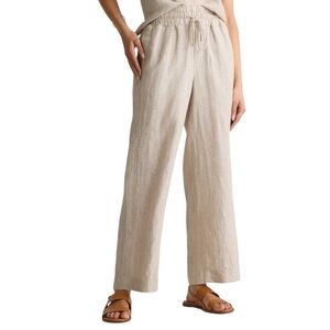 Quince European Linen Wide Leg Pants